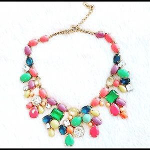 Color Mix Statement Necklace